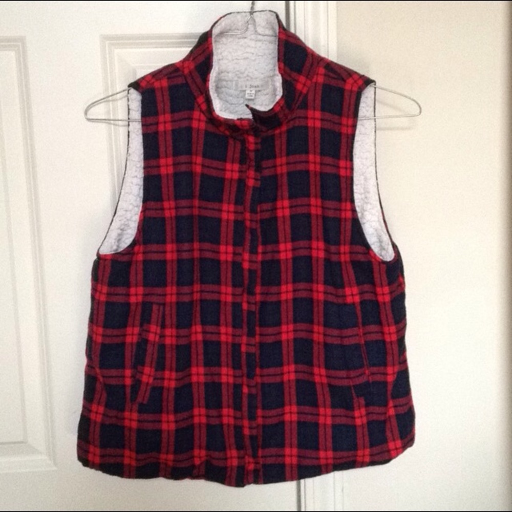 Plaid Vest